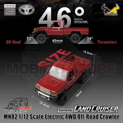 MN82 Toyota Land Cruiser LC79 1/12 Scale Electric 4WD Off-Road Crawler