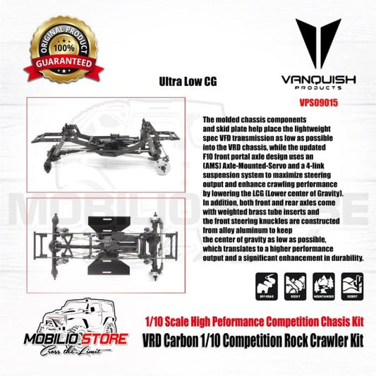 Vanquish VRD Carbon Competition Rock Crawler Kit RC 1/10 Scale