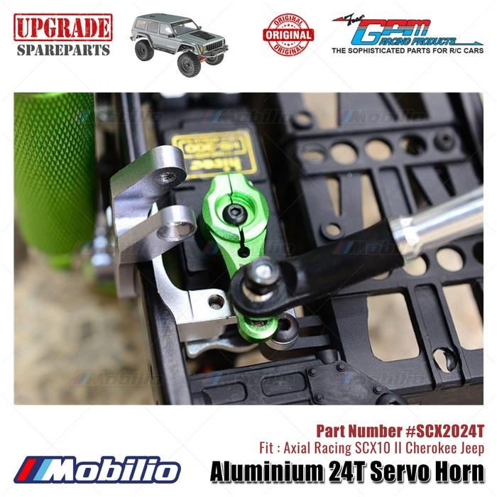 GPM Part #SCX2024T Aluminium 24T Servo Horn RC Upgrade Axial SCX10 II Crawler Adventure  Remote Control Control Remote Toy