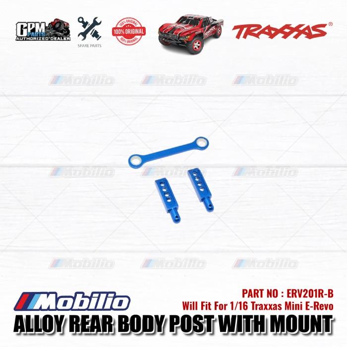 GPM Part #ERV201R Alloy Rear Body Post With Mount for TRAXXAS 1:16 Mini E-REVO / Slash - 3 Pcs