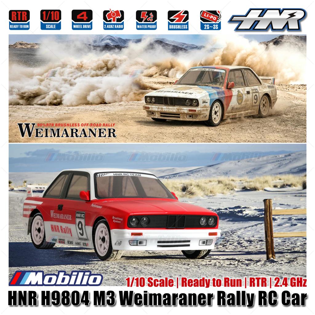 HNR H9804 M3 Weimaraner 1/10 Scale 4WD Brushless 2.4GHz RTR RC Rally Car