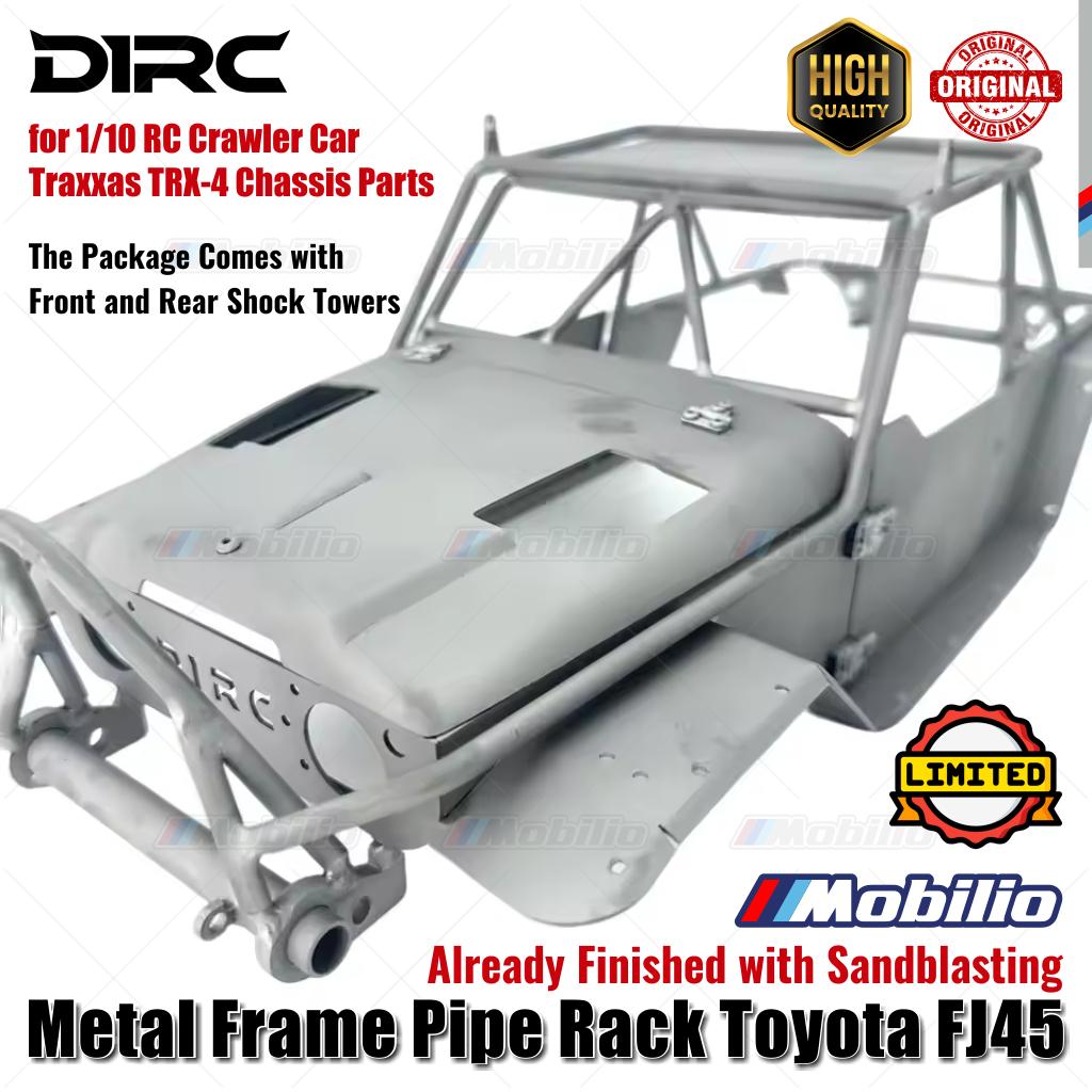 D1RC Upgrade Part Metal Frame Pipe Rack Toyota FJ45 with Sandblasting for 1/10 RC Crawler Car Traxxas TRX-4 Chassis Parts