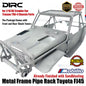 D1RC Upgrade Part Metal Frame Pipe Rack Toyota FJ45 with Sandblasting for 1/10 RC Crawler Car Traxxas TRX-4 Chassis Parts
