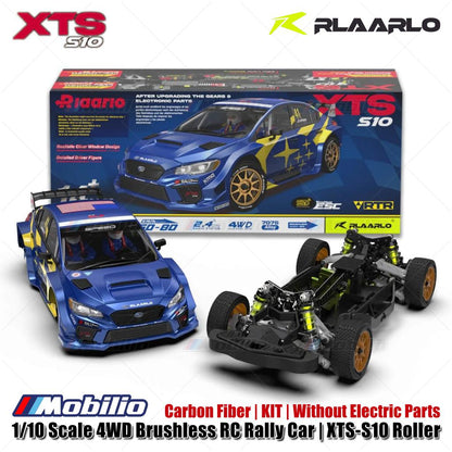 Rlaarlo XTS-S10 Mobil Reli RC Skala 1/10 4WD Sensored Brushless ESC yang Dapat Diprogram dengan Tampilan Realistis (RTR)