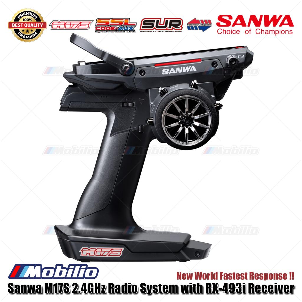Sanwa M17S 2.4GHz Radio System with RX-493i Receiver New World