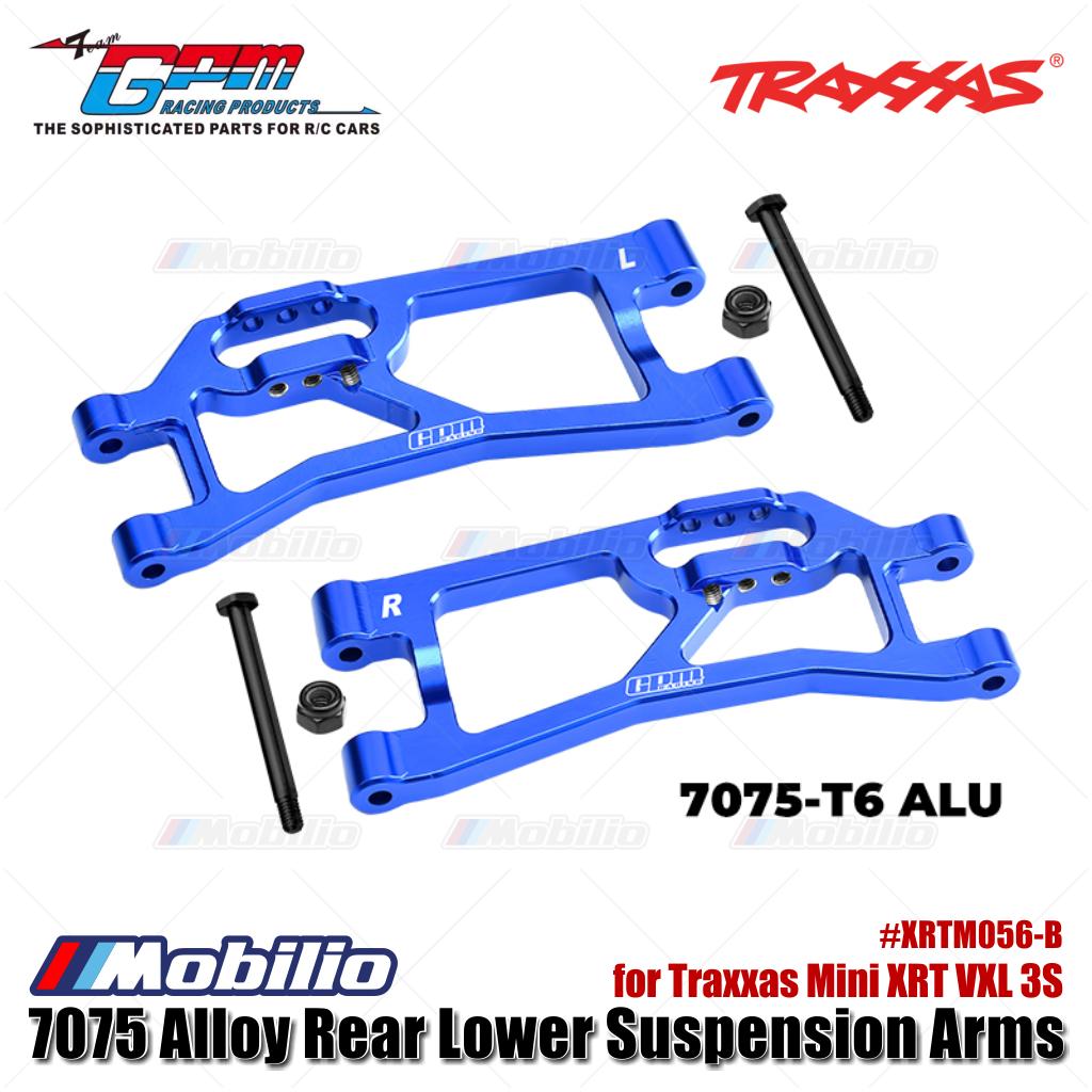 GPM Part #XRTM056-B 7075 Alloy Rear Lower Suspension Arms for Traxxas Mini XRT VXL 3S Upgrade