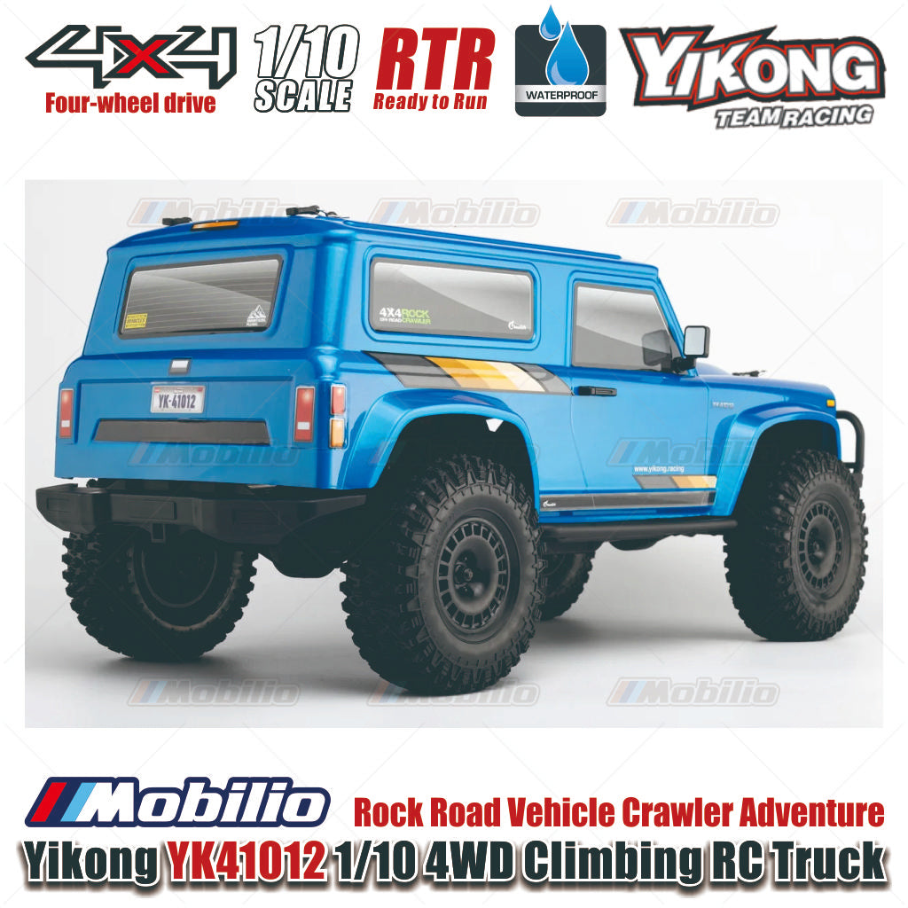 Yikong YK41012 1/10 4WD Climbing RC Truck Rock Road Vehicle Crawler Adventure