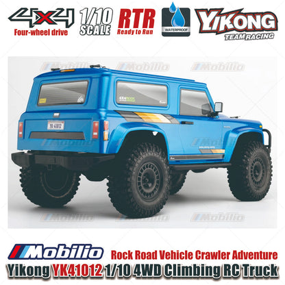 Yikong YK41012 1/10 4WD Climbing RC Truck Rock Road Vehicle Crawler Adventure