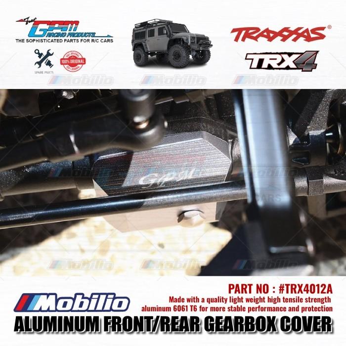 GPM Part #TRX4012A Aluminum Front / Rear Gearbox Cover Traxxas TRX-4 Trail Crawler