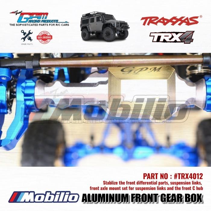 GPM Part #TRX4013 Aluminum Rear Gear Box Axle Upgrade Gardan Traxxas TRX-4 RC Crawler