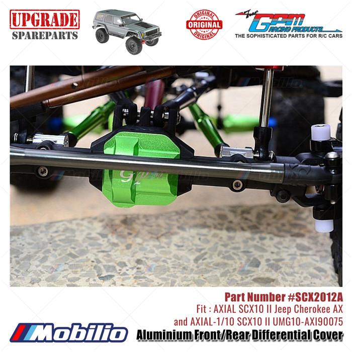 GPM Part #SCX2012A Aluminium Front Rear Differential Cover RC Upgrade Axial SCX10 II Crawler Adventure