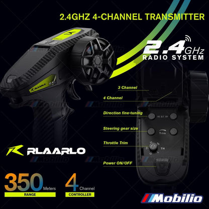 Rlaarlo X12S Buggy 1/12 Metal Brushless 4WD RTR 2.4GHz Mini High Speed ​​Remote Control