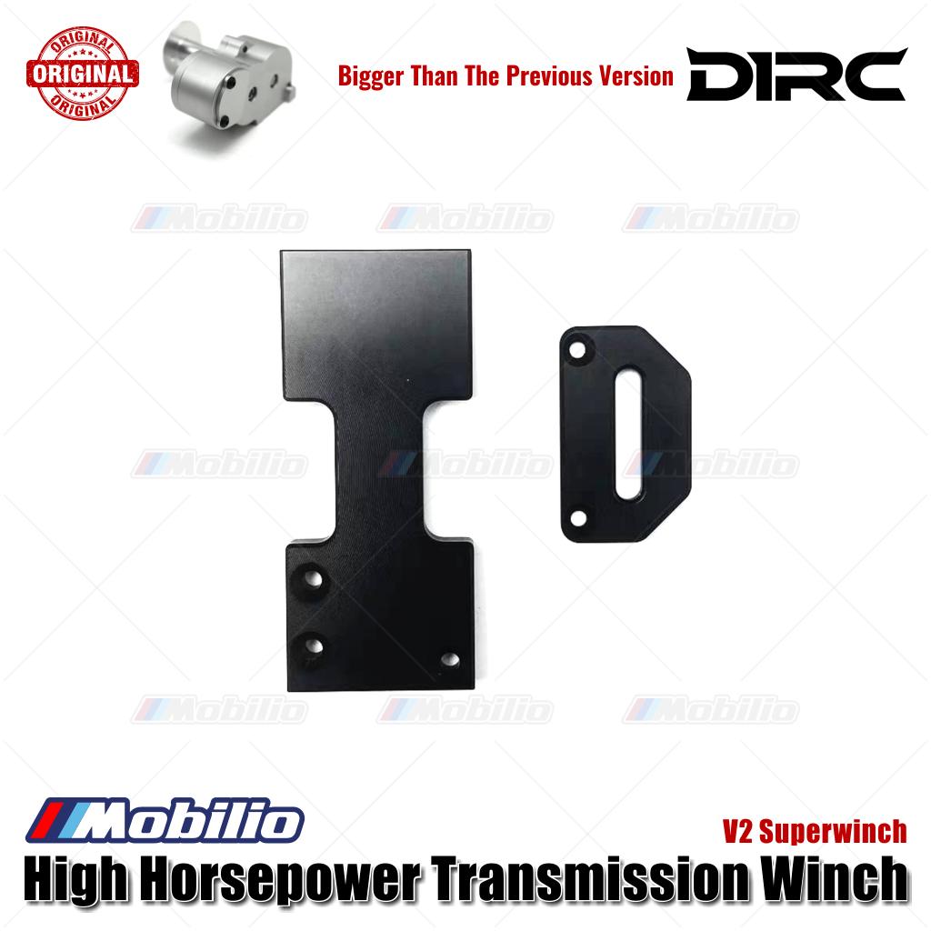 Derek D1RC V2 Superwinch Transmisi Winch Tenaga Kuda Tinggi untuk RCRFC RC Crawler