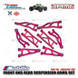 GPM Part #MGG4567 Metal Alloy Front And Rear Suspension Arms set RC Arrma Granite Grom Mega Monster Truck