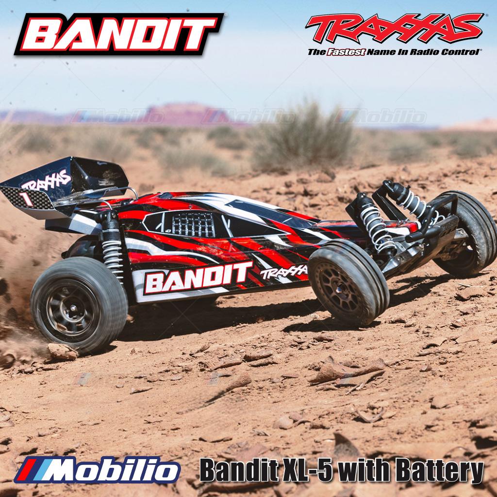 Traxxas 24254-8 Bandit XL-5 with Battery RC 2WD RC Race Buggy Fully Assembled Waterproof  Ready-To-Race RTR 2.4 GHz