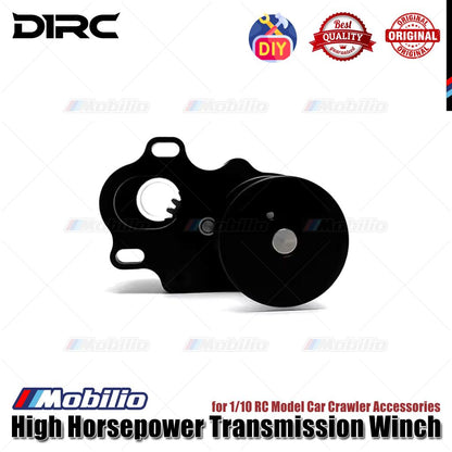 Winch Transmisi Tenaga Kuda Tinggi Gearbox D1RC untuk Aksesori Crawler Mobil Model RC 1/10