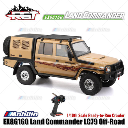 RGT EX86160 Land Commander 1/10 Land Commander LC79 RTR RC Off-Road Crawler Adventure