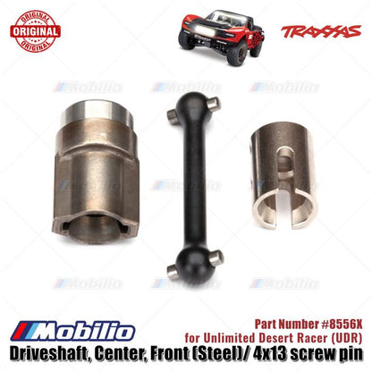 Traxxas Part #8556X Driveshaft Center Front  Steel with Screw Pin for Unlimited Desert Racer (UDR) RC