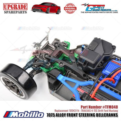 GPM Part #TFM048 7075 Alloy Front Steering Bellcranks #10543 Traxxas 4-TEC Drift Ford Mustang