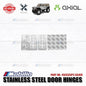 GPM Part #SCX3ZSP3 Stainless Steel Door Hinges for Axial SCX10 III Wrangler