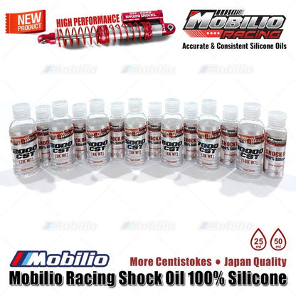 Mobilio Racing Shock Oil RC 100% Silicone More Centistokes CST Japan Quality 25ml 50ml