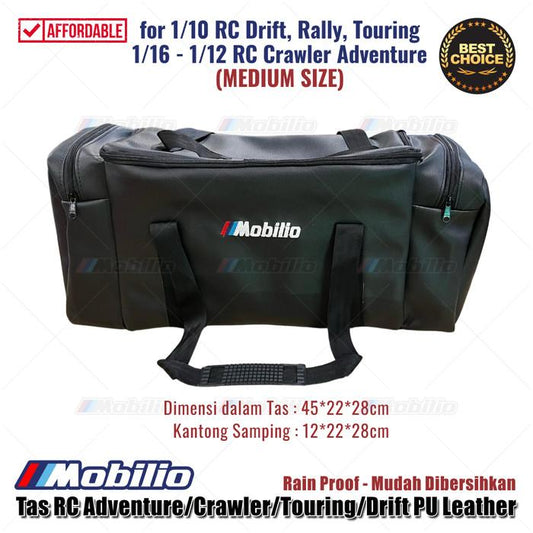 Tas RC Medium Size Adventure Crawler Rally Touring Drift PU Leather 1/16 1/12 1/10 Scale Car