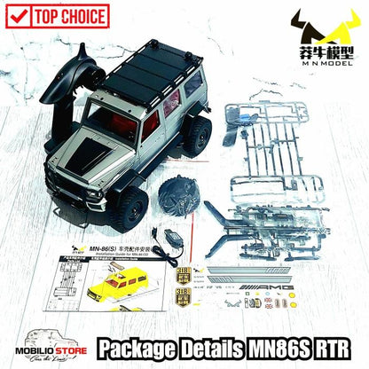 MN86S RTR 1/12 Scale Benz G500 RC 4WD Rock Crawler Offroad Adventure