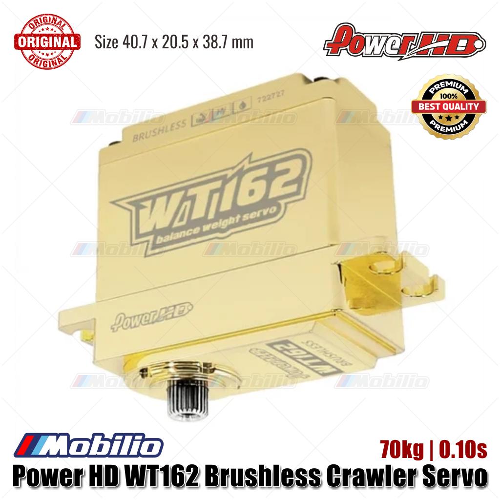 Power HD WT162 Brushless Crawler Servo 70kg | 0.10s Pure Brass Material Case Waterproof