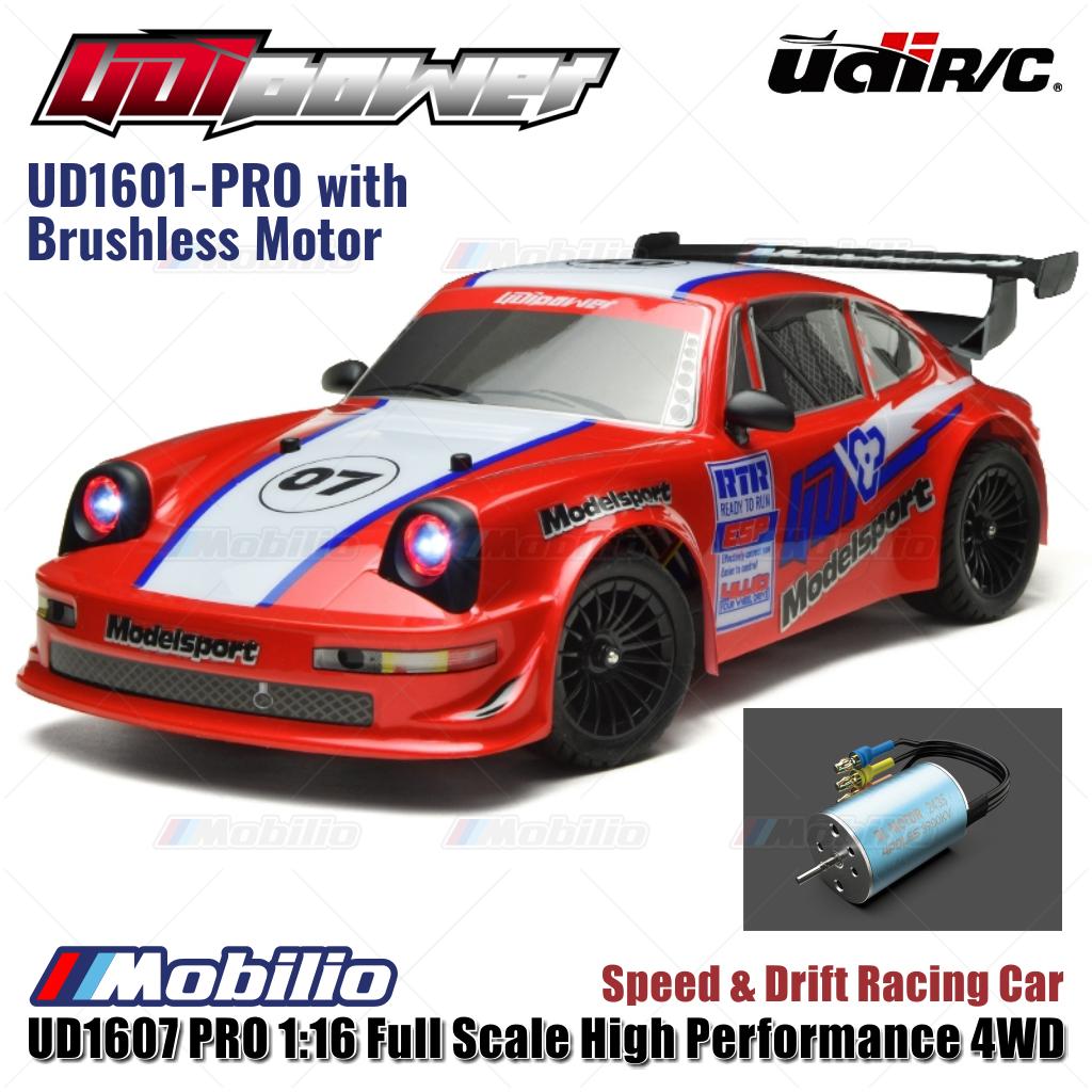 UDIR/C UD-1607 PRO Speed Rally & Drift RC RTR Brushless System