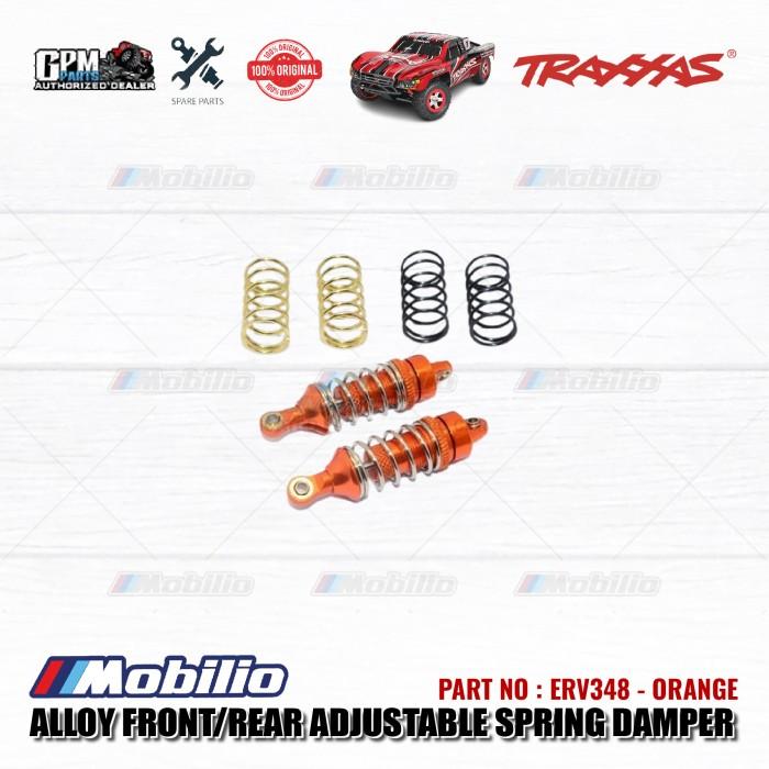 GPM Part #ERV348 Alloy Front/Rear Adjustable Spring Dampers for Traxxas 1:16 Mini E-REVO - 2Pcs