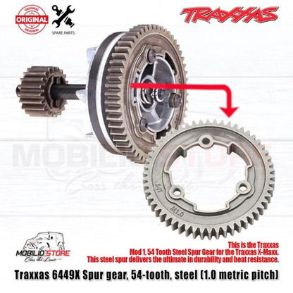 Traxxas Part #6449X Spur Gear 54 Tooth 1.0 Metric Pitch for X-Maxx