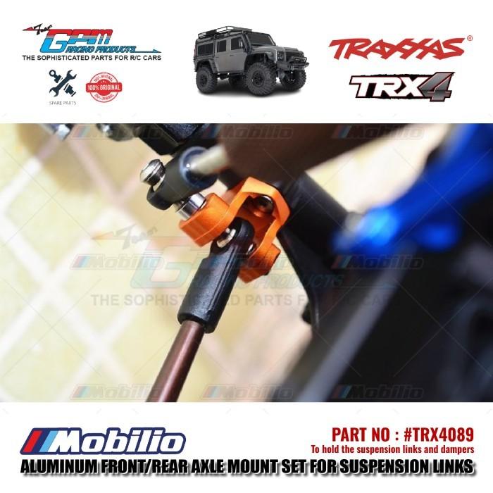 GPM Part #TRX4089 Aluminum Front Rear Axle Mount set for Suspension Links Traxxas TRX-4 Trail Crawler