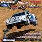 Traxxas 108046-1 Mini Rally VXL Ford RS200 Sistem Tenaga Brushless Bodi Tanpa Klip Rakitan Lengkap RTR dengan Sistem Radio TQi 2.4 GHz TSM