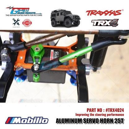 GPM Part #TRX4025TL Aluminum Servo Horn 25T 4 Positioning Holes Traxxas TRX-4 Trail Crawler
