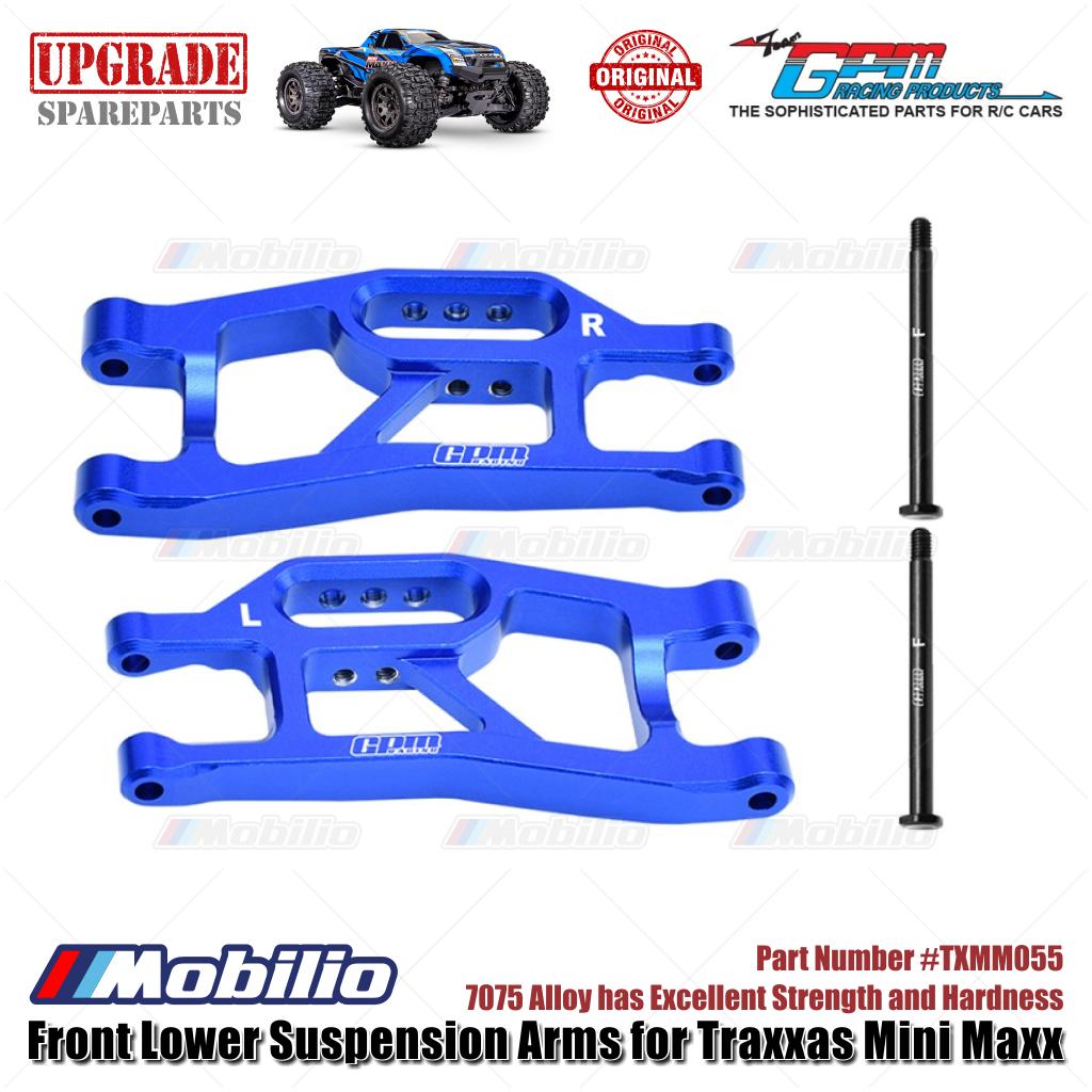 GPM Part #TXMM055 7075 Alloy Front Lower Suspension Arms for RC Traxxas Mini Maxx