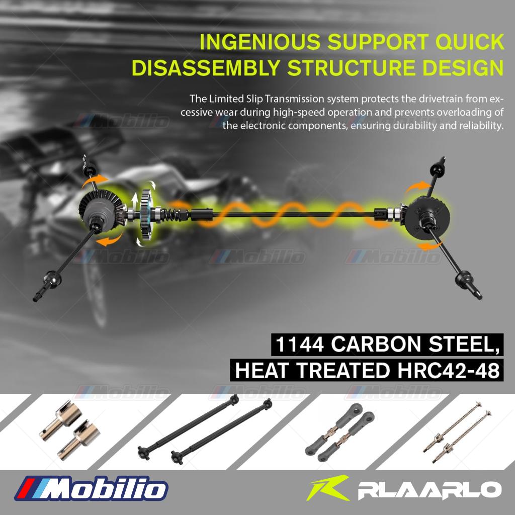 Rlaarlo X12S Buggy 1/12 Metal Brushless 4WD RTR 2.4GHz Mini High Speed ​​Remote Control