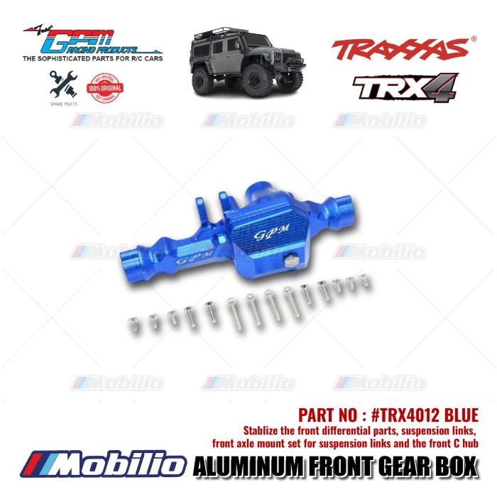 GPM Part #TRX4012 Aluminum Front / Rear Gear Box for Traxxas TRX-4 TRX-6