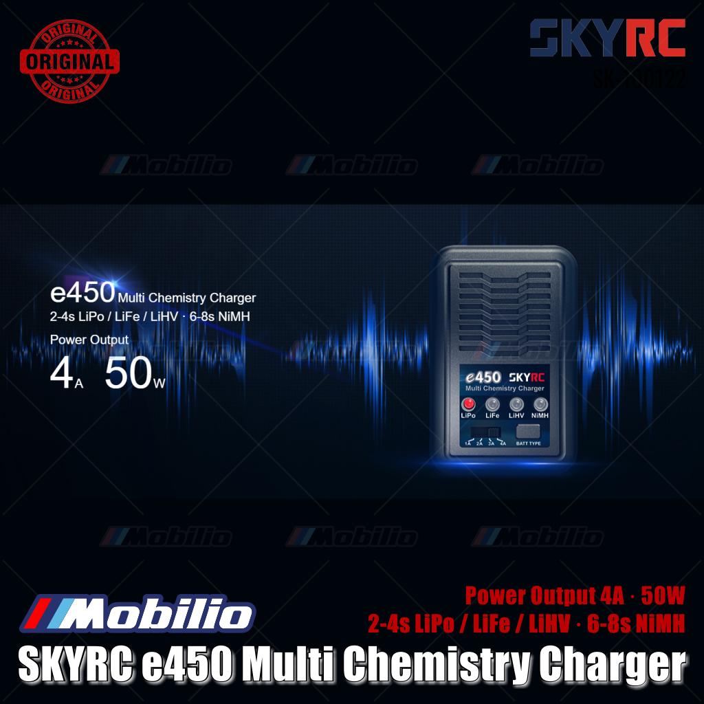 SKYRC #SK-100122 e450 Multi Chemistry Charger 2-4s LiPo / LiFe / LiHV · 6-8s NiMH