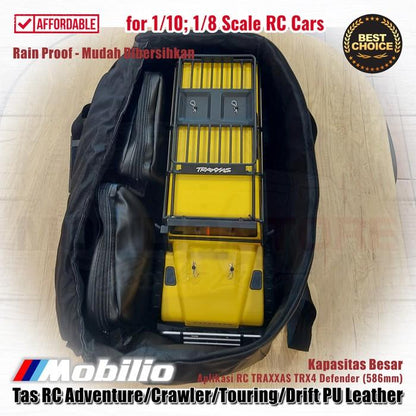 Tas Mobil Skala 1/10 1/8 RC Adventure Crawler Touring Drift Kulit PU