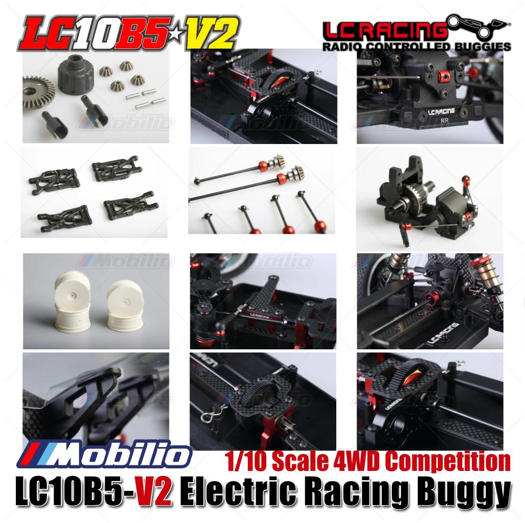LC Racing LC10B5-V2 Electric Racing Buggy RC 1/10 Scale 4WD Competition Center Differential