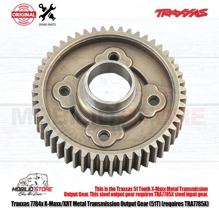 Traxxas Part #7784X X-Maxx XRT Metal Transmission Output Gear 51T for 7785X