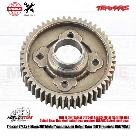 Traxxas Part #7784X X-Maxx XRT Metal Transmission Output Gear 51T for 7785X