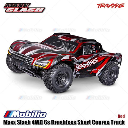 Traxxas 102076-4 Maxx Slash 4WD 6s Brushless Short Course Truck RTR Rakitan Lengkap Siap Balap Sistem Radio TQi 2.4 GHz VXL-6s Model 102076-4