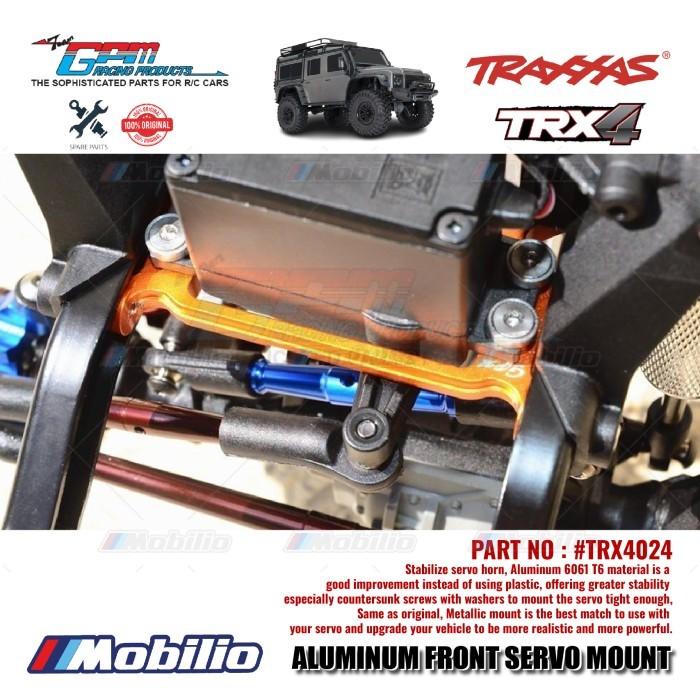 GPM Part #TRX4024 Aluminum Servo Mount Traxxas TRX-4 TRX-6 Trail Crawler