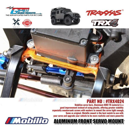 GPM Part #TRX4024 Aluminum Servo Mount Traxxas TRX-4 TRX-6 Trail Crawler