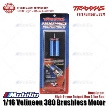 Traxxas Part #TRX-3371 Velineon 380 Brushless Motor for 1/16 Scale RC Car Remote Control