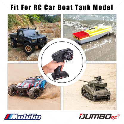 Dumborc X10P-350 10 Channel 2.4GHZ Transmitter with Receiver P10F P10FG P6DC Waterproof Version Available for Remote Control Car Boat Tank All Types of RC Models