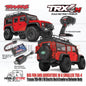 Traxxas 97054-1 TRX-4M 1/18 Mini Crawler Elektrik dengan Bodi Land Rover Defender Tanpa Klip