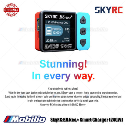 SkyRC B6neo+ Smart Charger 240W SK-100211-01 Pengisian Saldo Pengosongan Pengisian Baterai Cadangan