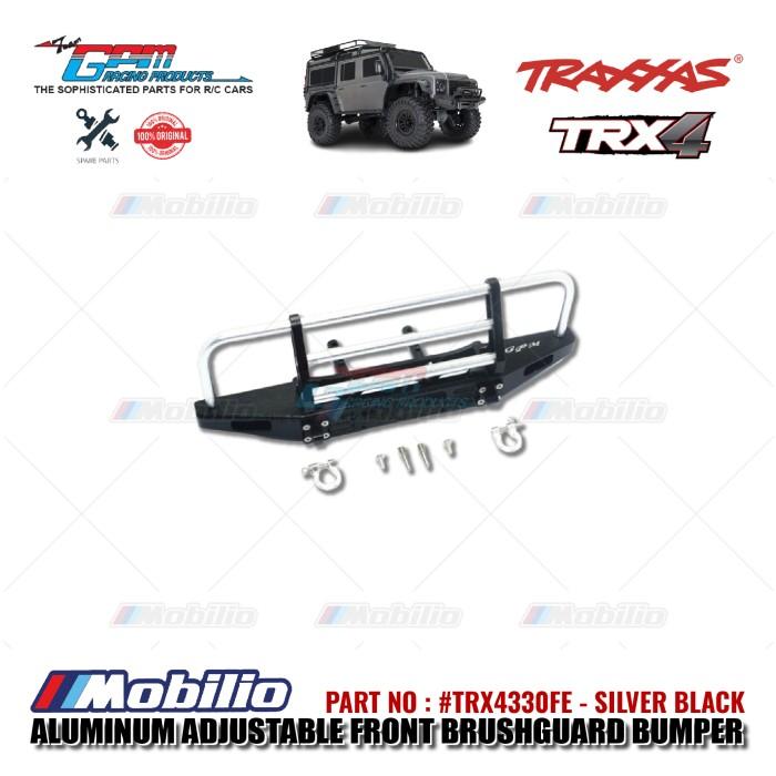 GPM Part #TRX4330FE Aluminum Adjustable Front Brushguard Bumper Traxxas TRX-4 Defender Trail Crawler
